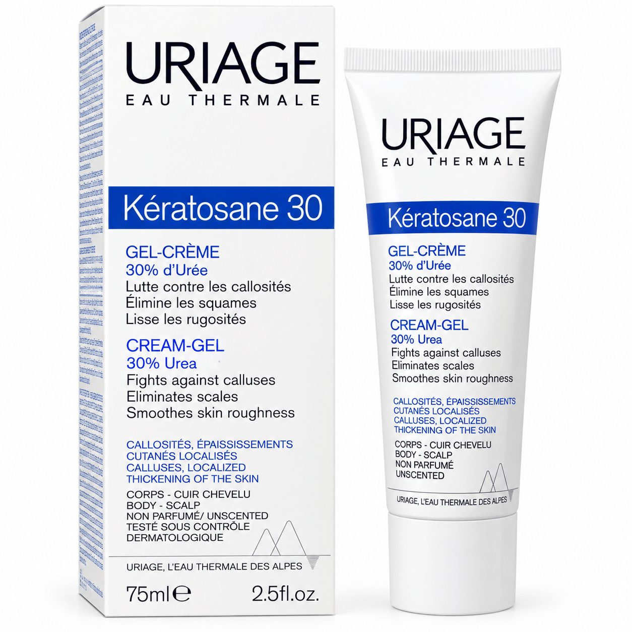 Confezione e Tubo Uriage Kératosane 30
