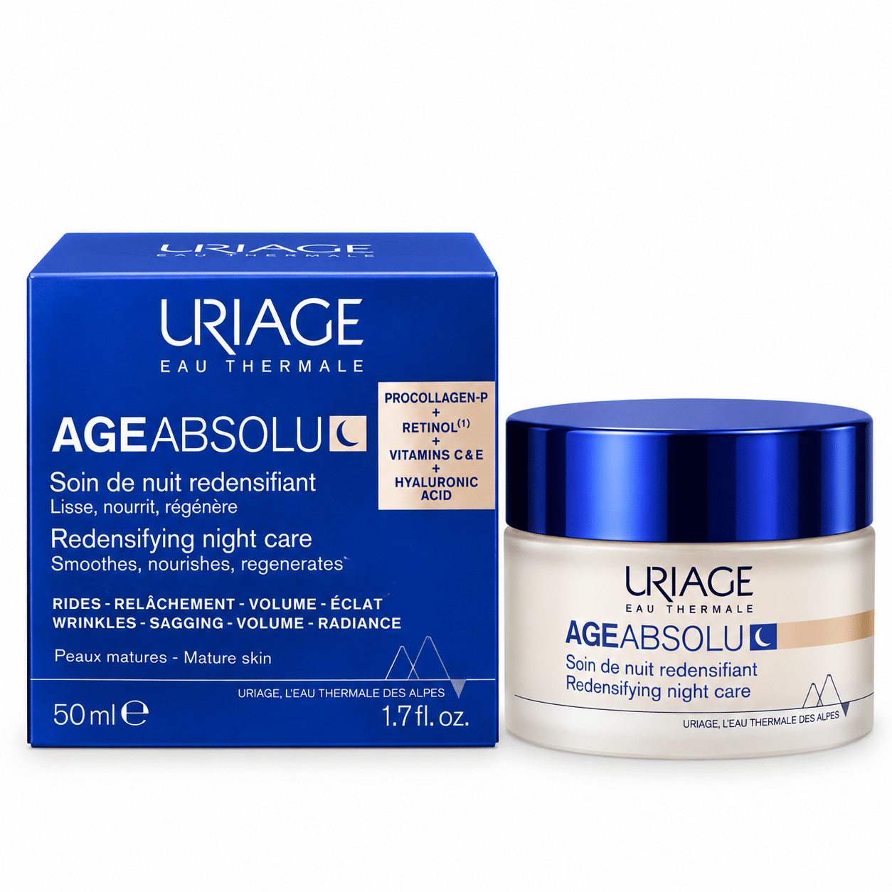 Confezione e crema Age Absolu Uriage