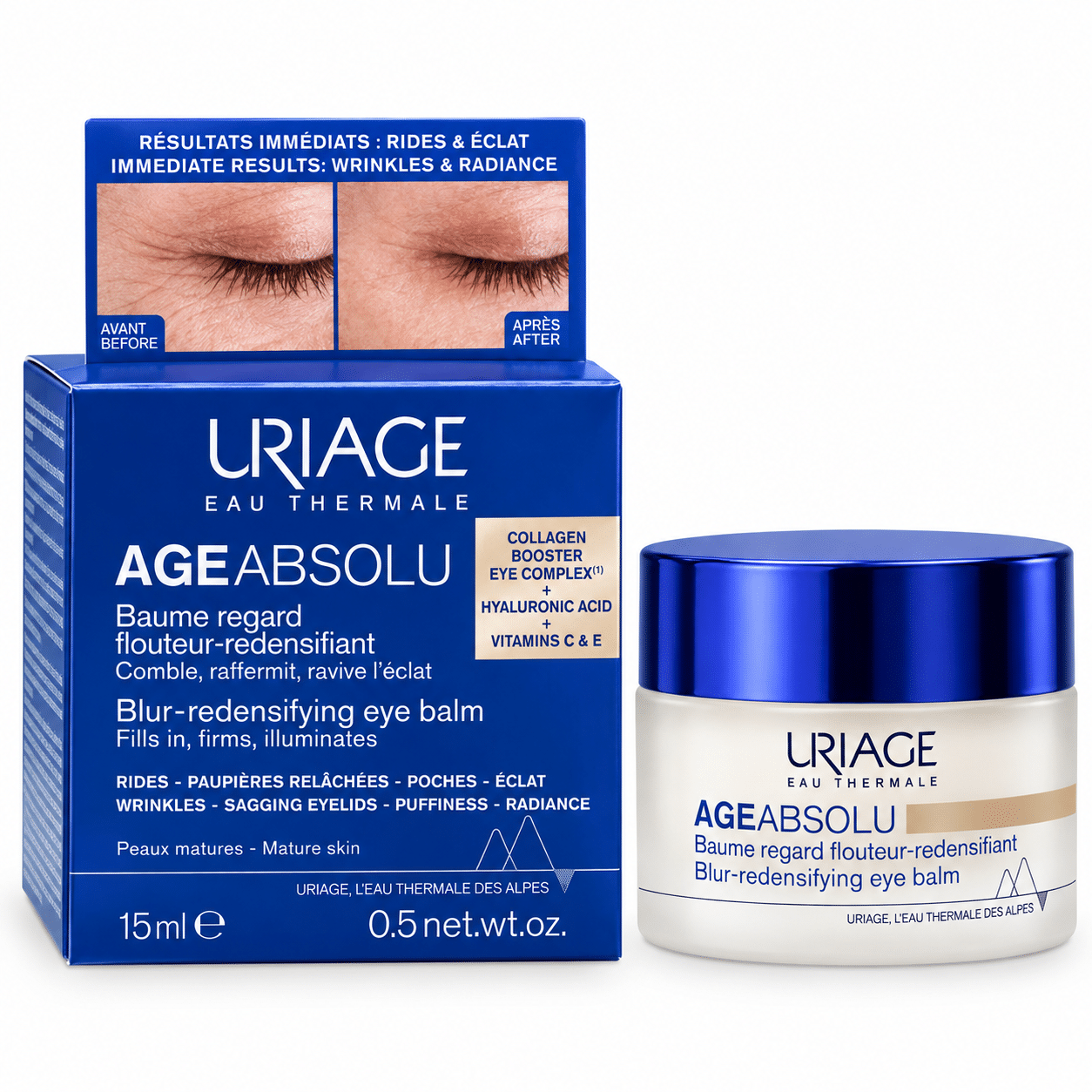 Confezione e crema occhi Uriage Age Absolu