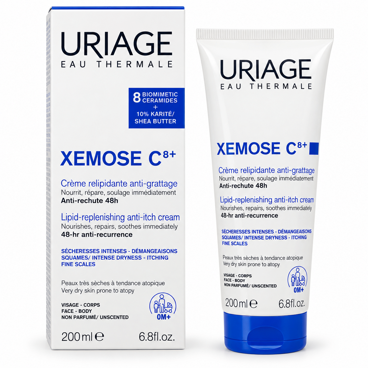 Confezione e tubo Uriage Xémose C8+