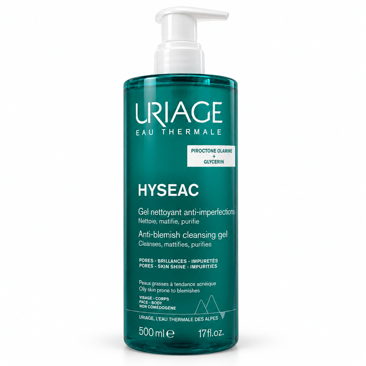 Flacone Uriage Hyseac Verde Trasparente