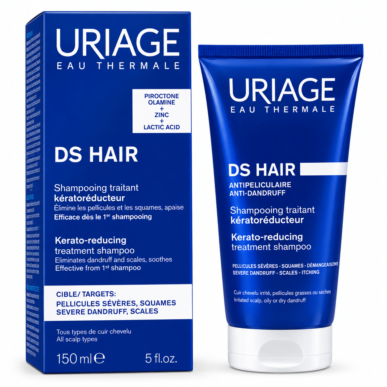 Shampoo Uriage DS Hair in studio